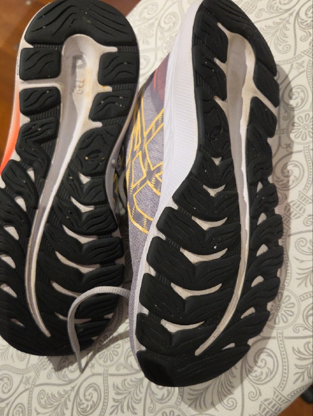 ASICS Gel Exite 9Women's Running Shoes - Lavender with Pink and Gold Accents 7.5 - Picture 5 of 6